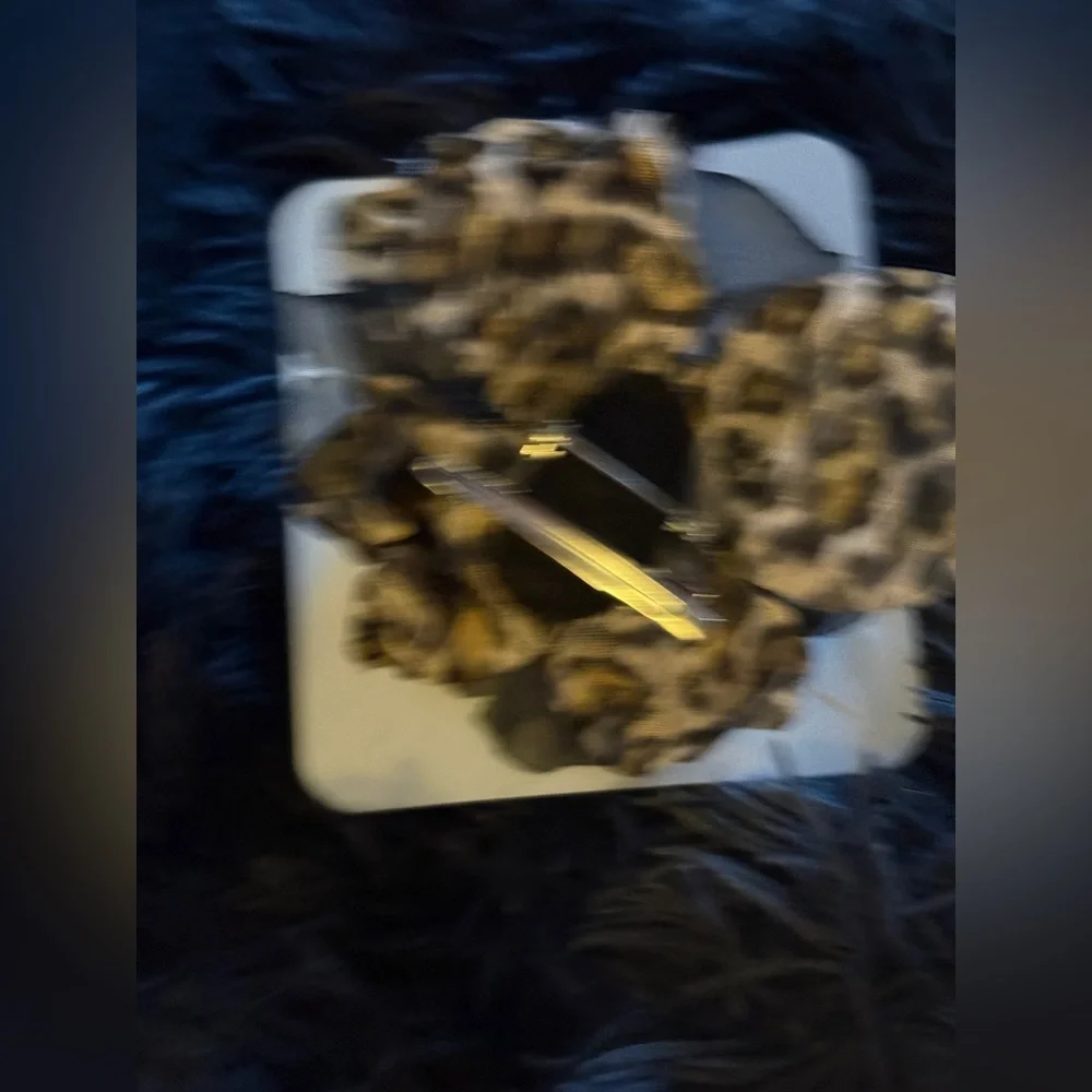 Leopard Print Hair Bow/Brooch